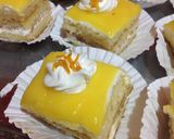 صورة لخطوة 6 من وصفة ترانش باتسري بكريمة البرتقال 😋😋😋😋