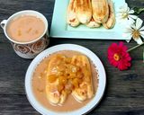 Foto langkah ke 9 dari resep Pisang Gapit Kuah Nangka.