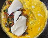 Foto del paso 3 de la receta: Omelette de verdura y queso