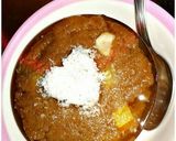 A picture of step 7 of Atta Halwa.