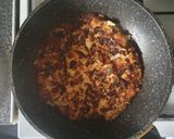 A picture of step 3 of Hash Brown's Bacon and fried Eggs.
