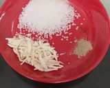 A picture of step 1 of Makhana almond sabza milk shake.