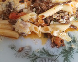 Foto del paso 5 de la receta: Pasta con carne picada y bechamel de boletus