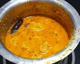 A picture of step 4 of Gujarati Vadi sabji.