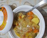 A picture of step 9 of Simple chicken and veg soup.