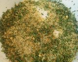 A picture of step 2 of Broken Bread Meatloaf.