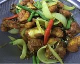 Gambar langkah 5 resipi Ayam Goreng Kunyit Ala Thai.