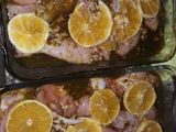 Sol de Elena. Pollo asado con rodajas de naranja y canela