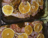 Foto del paso 2 de la receta: Sol de Elena. Pollo asado con rodajas de naranja y canela