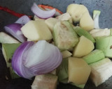 A picture of step 6 of Udupi Style Sambhar.
