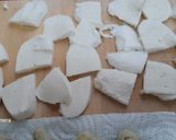 Foto del paso 2 de la receta Pizza de jamón serrano y alcachofas