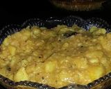 A picture of step 1 of Allu ki tarkari  sehri special.