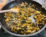 A picture of step 10 of Cod with Mushrooms, Cilantro, and Turmeric.
