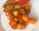 Foto langkah ke 9 dari resep Sambalado Udang Puyuh Pete.