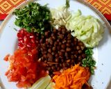 কিউকাম্বার চানা বাইট রেসিপির ধাপ 2 ছবি