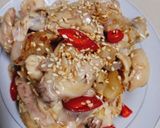 Hình bước làm 3 của món Đùi gà xé