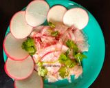 A picture of step 2 of Red Radish Salad.