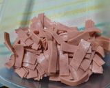 Foto del paso 7 de la receta: Tarta de champiñones con queso y otra con jamón