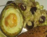 Avocado-Ei mit Schafskäse-Guacamole