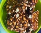 A picture of step 7 of Peanut chikki.