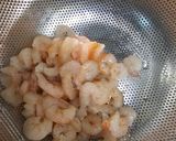 Foto del paso 2 de la receta: Espagueti con verduras, pollo y gambas al teriyaki