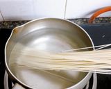 Hình bước làm 1 của món Mì somen sốt kem nấm 🍄(Emmy 8m+)