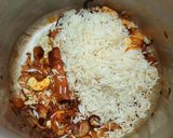 A picture of step 4 of CINNAMON SPICED, DRY FRUIT PULAO.