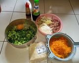 Foto langkah ke 1 dari resep Dimsum Ayam Udang Sayur Simple.