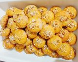 A picture of step 7 of Naan khatai my signature recipe.