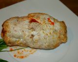 Foto del paso 4 de la receta Pechuga de pollo rellena de sobrasada, queso y miel
