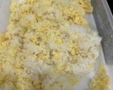 Hình bước làm 2 của món Xôi Đậu Xanh ăn kèm gà nướng, sườn nướng