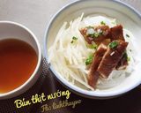 Hình bước làm 4 của món Bún thịt nướng- Ăn dặm cho bé