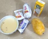 A picture of step 1 of Mango delight.
