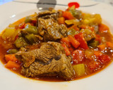 Foto del paso 6 de la receta: Ternera guisada con pimientos y calabacín al pimentón