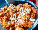 गाजर का हलवा (gajar ka halwa recipe in Hindi) रेसिपी चरण 5 फोटो