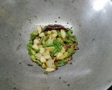 A picture of step 2 of Mixed Veggies with Mustard Paste.