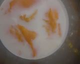 A picture of step 1 of Mango milk shake.