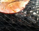 A picture of step 3 of brown sugar coated ham.