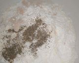 A picture of step 1 of Zinger burger.