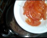 A picture of step 2 of Bhindi 2 pyaza.
