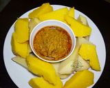 A picture of step 6 of Ncha na Ugba sauce.