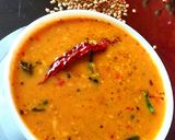 A picture of step 4 of Kulith/horsegram curry.
