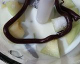 عکس مرحله 1 از دستور شیر طالبی شکلاتی