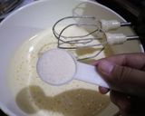 A picture of step 3 of Turkish Milk cake.