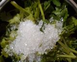 A picture of step 3 of Coriander tomato chutney.