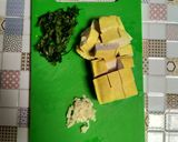 Foto langkah ke 1 dari resep Bubur Oatmeal Tahu Bayam.