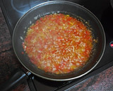 Foto del paso 3 de la receta: Berenjenas rellenas de carne picada y setas al ajillo