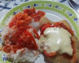 Foto del paso 2 de la receta: Milanesas napolitanas con "ya te vi" 😜