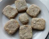 A picture of step 3 of Sweet potatoe nugget(oiless and eggless).