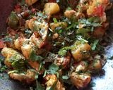 कढ़ाई वाले गोभी आलू की सब्जी(Kadhai wale gobhi aloo i sabzi recipe in Hindi) रेसिपी चरण 4 फोटो